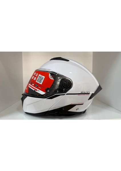 Kask mt Atom 2 A11 Çene Açılır Parlak Beyaz fiyatları