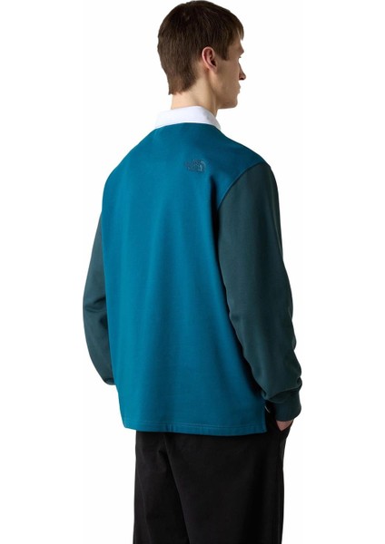 M Color Block Relaxed Rugby Polo T-Shirt - NF0A8EEAEIX1 fiyatları