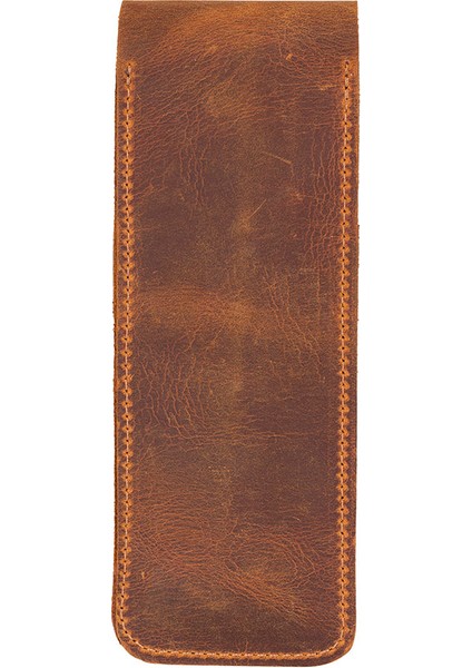 Bloompenpouch Çift Kalemlik Saddle Brown Deri Kılıf fırsatları