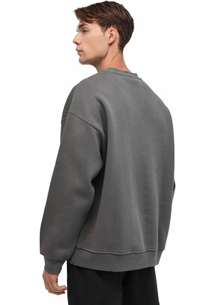 Ros 16HS108 0 Yaka Erkek Sweat - Antrasit modelleri
