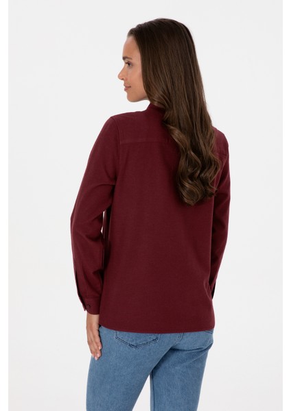 Kadın Plum Gömlek Basic 50316518-VR177 indirimleri