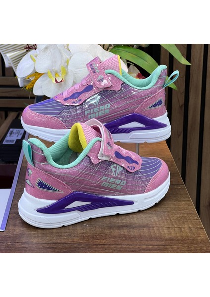 Çocuk Fuspedli Su Geçirmez Poli Taban Spor Ayakkabı - Pembe Mor modelleri