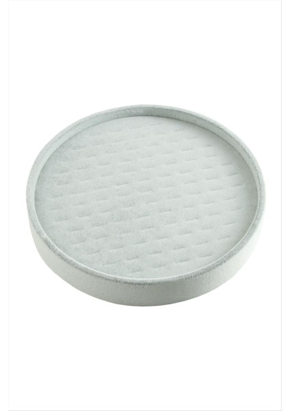 Ds-Derin Yuvarlak Ahşap Anfora Kumaş Piercing Küpelik 20 Cm-Gri modelleri