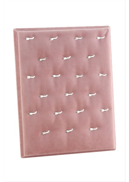 Ds-Derin Anfora Kumaş Kolye Ucu Standı-Açık Pembe