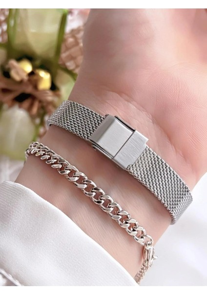 Minimal Kasa Hasır Ayarlanabilir Çelik Kordon Kadın Kol Saati modelleri