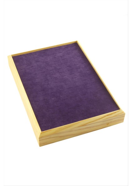 Ds-Derin Ahşap Anfora Kumaş Piercing Küpelik 18X24 Cm-Mor modelleri