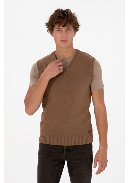 Erkek Vizon Süveter 50318158-VR052