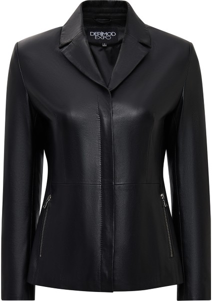 Helen Kadın Ceket Yaka Deri Mont 25WGE56101M