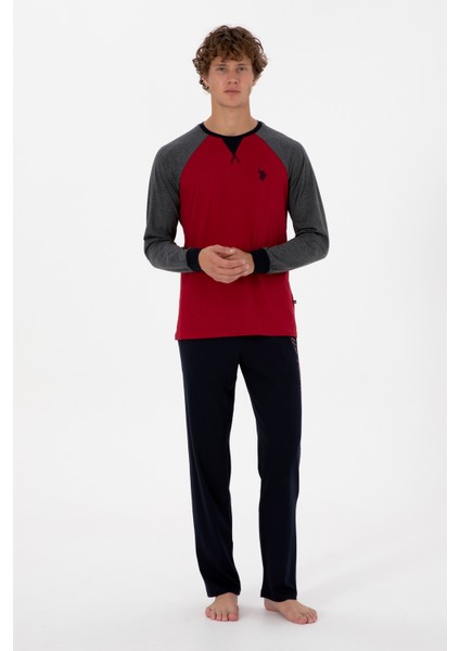 Erkek Bordo Pijama Takım 50318618-VR014