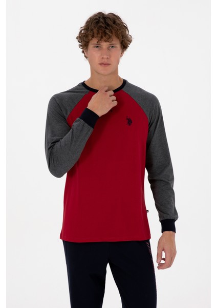 Erkek Bordo Pijama Takım 50318618-VR014 modelleri