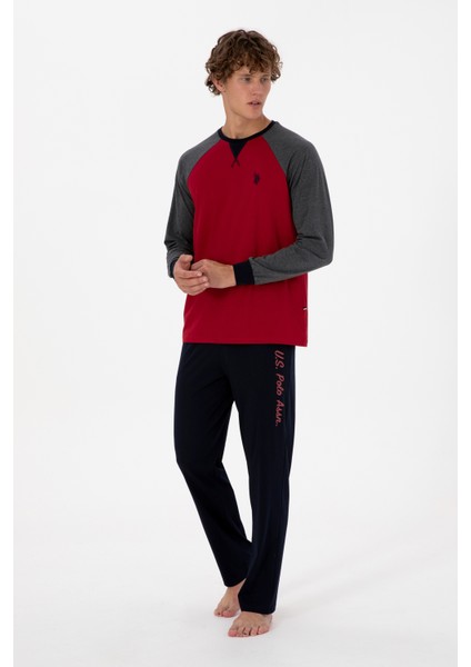 Erkek Bordo Pijama Takım 50318618-VR014 fırsatları