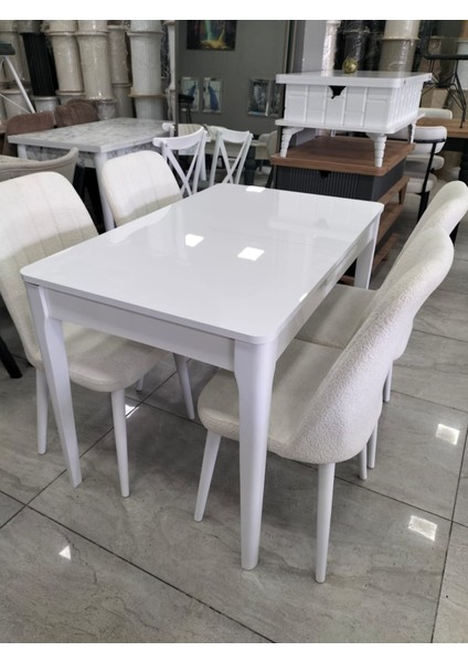 120 x 70 Ortadan Acılır Masa Takımı