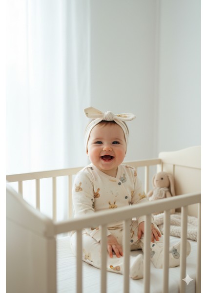 Kız Bebek Tulum %100 Pamuk Kumaş Uzun Kol Baskılı Patikli Çıtçıtlı Bandanalı Yeni Doğan fırsatları