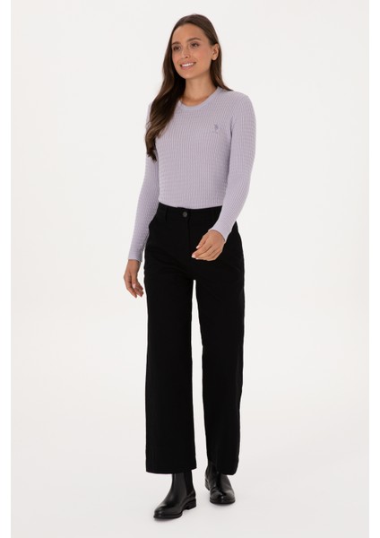 Kadın Siyah Pantolon (Kanvas-Chino) 50316913-VR046 modelleri