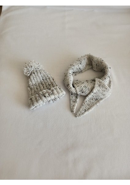 El Örgüsü Çocuk Bere Atkı Seti , Yumuşak Akrilik, 2-4 Yaş modelleri