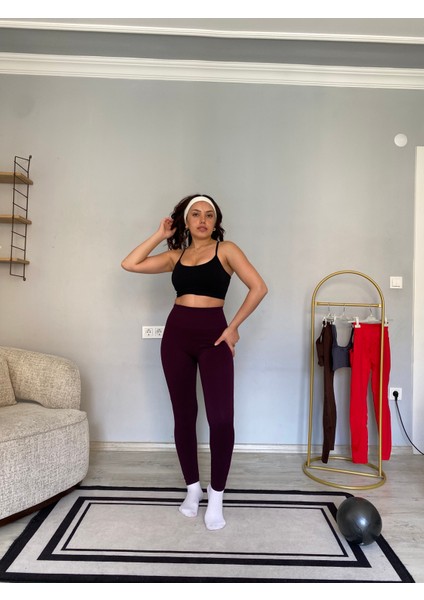 Kelebek Büzgü Push Up Etkili Seamless Toparlayıcı Spor Tayt modelleri