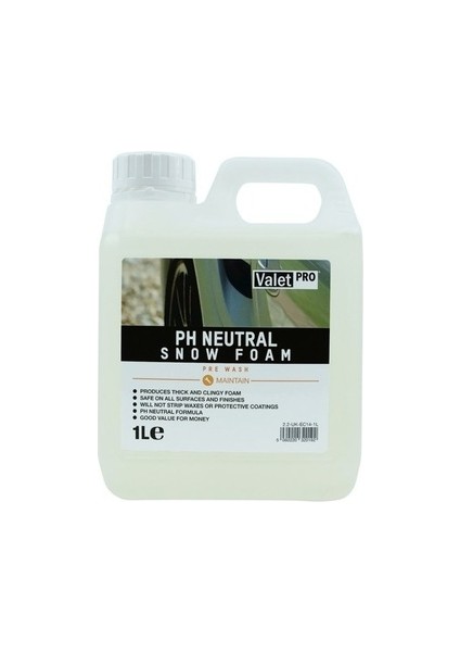 Valet Pro Ph Neutral Snow Foam - Yıkama Köpüğü 1lt.