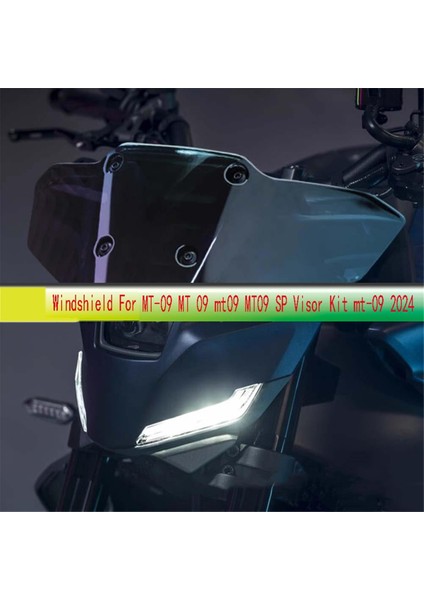 Yamaha Mt-09 mt 09 MT09 MT09 Sp Visör Kiti Mt-09 2024 Motosiklet Aksesuarları Yan Rüzgar Ekran Deflektörleri A (Yurt Dışından) fırsatları