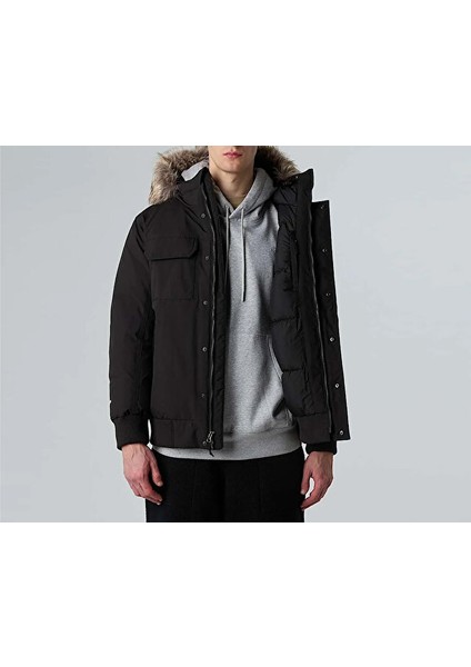 M Mcmurdo Bomber Erkek Outdoor Montu (600 Dolgu Kaz Tüyü) NF0A5GD9KX71 Siyah modelleri