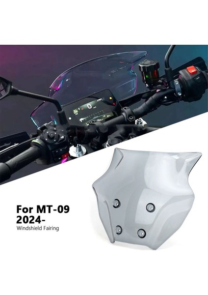 Yamaha MT09 mt 09 Mt-09 2024 Rüzgar Ekran Kalkanı Deflektörü Kapak Ön Cam Dumanlı (Yurt Dışından) fiyatları