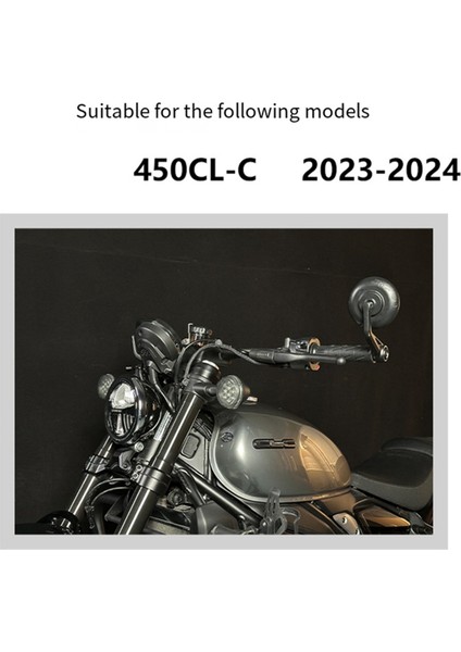 Cfm 450CL-C 2023-2024 Motosiklet Modifiye Retro Aksesuarlar Için Motosiklet Ön Cam Ön Cam (Yurt Dışından) indirimleri