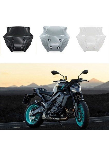 Motosiklet Aksesuarları Ön Cam Ön Cam Rüzgar Kalkan Defler Yamaha Mt-09 MT09 Sp 2024 Şeffaf (Yurt Dışından) fiyatları
