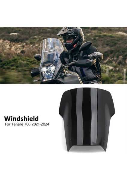 Yamaha Için Motosiklet Aksesuarları TENERE700 Tenere 700 2021-2024 Ön Cam Rüzgar Deflektörü Ön Cam Kiti Şeffaf (Yurt Dışından) indirimleri
