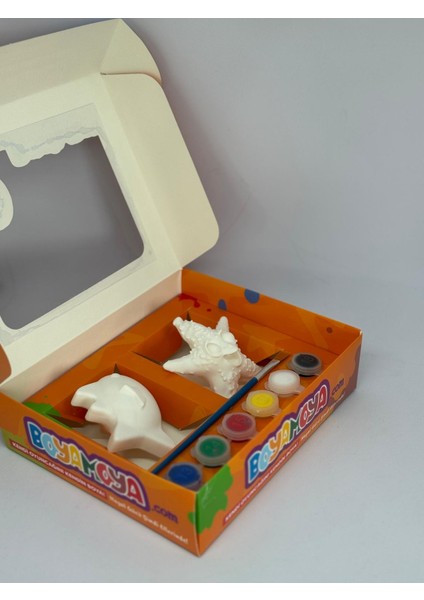 Balık Ile Yıldız Boyama Seti Doğal Malzeme