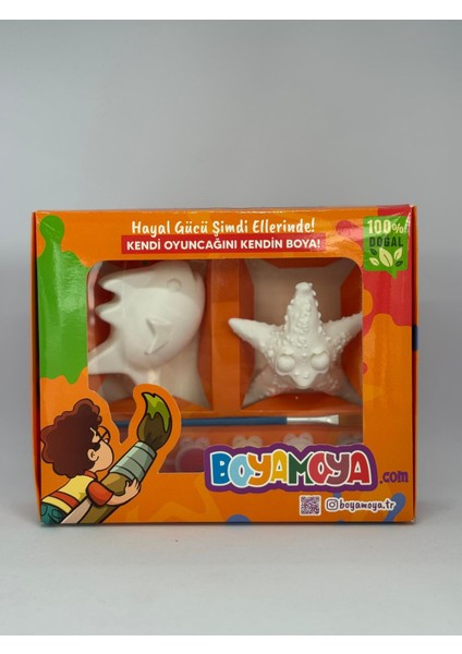 Balık Ile Yıldız Boyama Seti Doğal Malzeme fiyatları