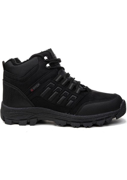 Xstep Erkek X6 Cilt Kaymaz Kürklü Suya Dayanıklı Kışlık Bot