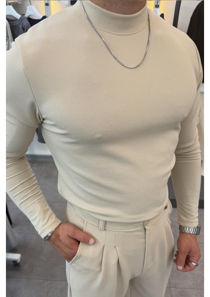 Yarım Balıkçı Pamuk Örme Likralı Esnek Rahat Kumaş Pileli Pantolonlu Takım fiyatları