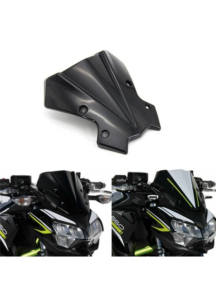 Kawasaki Z 900 Z900 Z650 2020 (Siyah) Için Motosiklet Ön Cam Cam Hava Rüzgar Deflektörü (Yurt Dışından) indirimleri