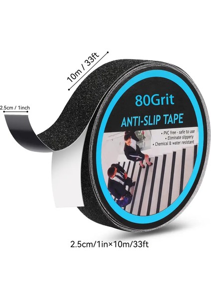 Merdiven Kaydırmaz Bant 2,5 cm 10 mt