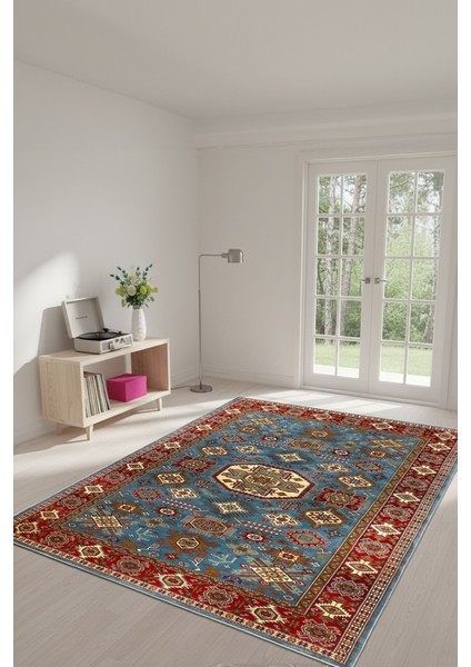 Her Adımda Bir Desen Geleneksel Dokunuşlu Modern Kaymaz Taban Halı