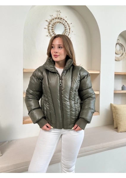 Puffer Kısa Mont Haki ST25534 fırsatları