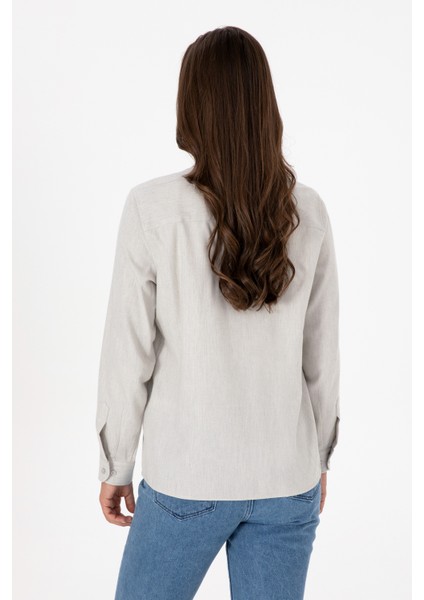 Kadın Ekru Gömlek Basic 50316518-VR019 indirimleri