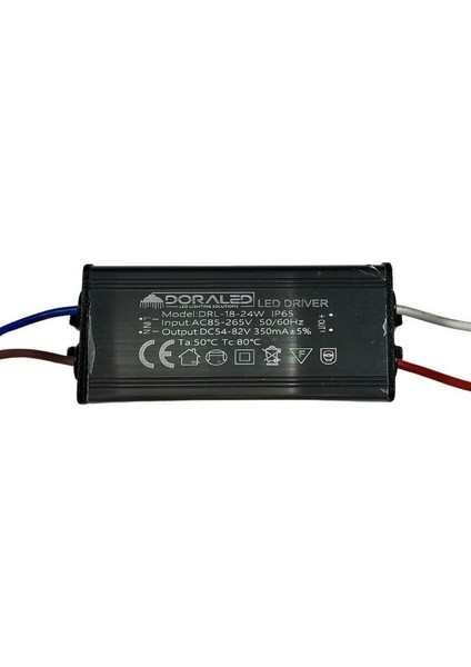 18-25X1W 350MA 62-90V Power LED Driver IP67 Power LED Sürücü