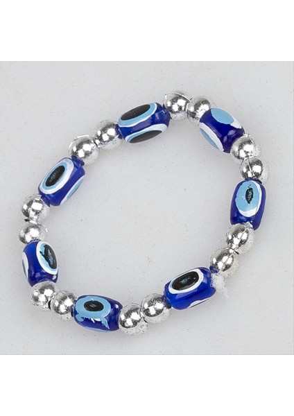 Ds-Derin Nazar Boncuklu Çocuk Bilekliği-Mavi