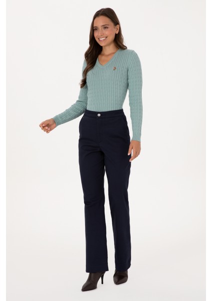 Kadın Lacivert Pantolon (Kanvas-Chino) 50316912-VR033 modelleri