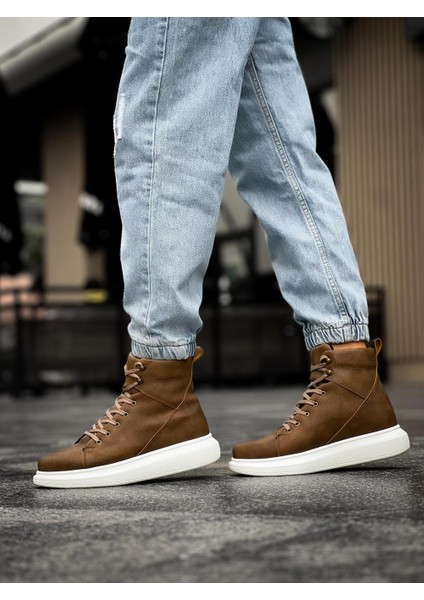 Knack Yüksek Taban Ayakkabı B-080 Beyaz