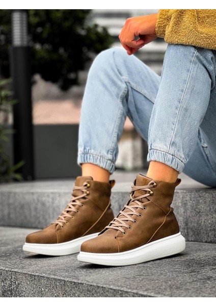 Knack Yüksek Taban Ayakkabı B-080 Beyaz