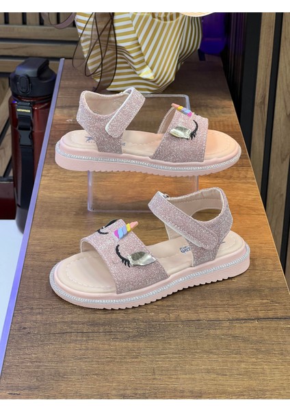 Çocuk Tek Bantlı Simli Sandet-Pudra