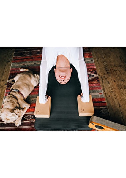 Mandala Desenli Mantar Yoga Bloku 750 Gram Kaymaz Yüzey ile Denge Destekleyici fırsatları