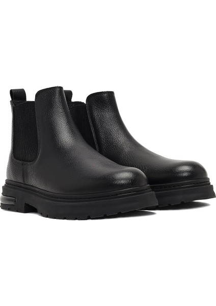 Erkek Siyah Deri Chelsea Bot 25WFD7603FT fırsatları