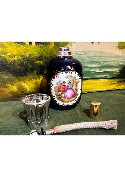 Fransız Berger Paris Porselen Kokuluk - 16 cm Boyunda