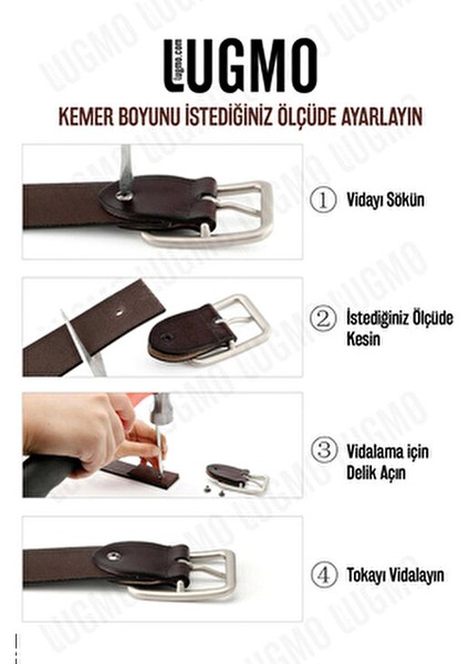 Deri Kemer Extra Yumuşak 4,5 cm Kot Siyah