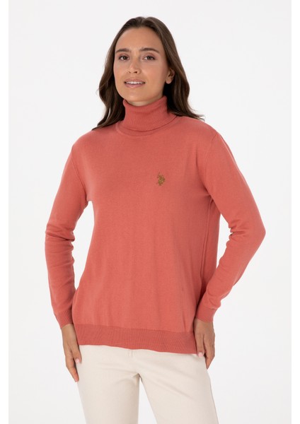 Kadın Gül Kurusu Kazak /triko 50313621-VR026