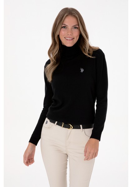 Kadın Siyah Kazak /triko 50313621-VR046