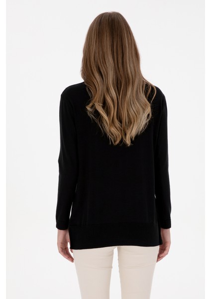 Kadın Siyah Kazak /triko 50313621-VR046 indirimleri