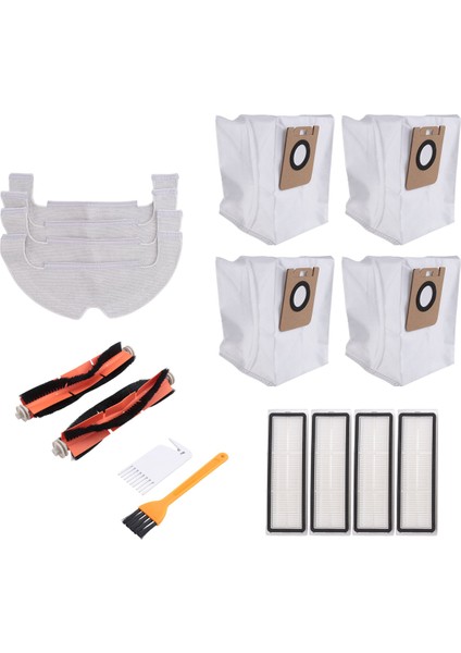 Bot Z10 Pro L10 Plus Elektrikli Süpürge Ana Fırça Yan Fırça Filtre Paspas Bezi Toz Torbası Aksesuarları Değiştirme (Yurt Dışından)